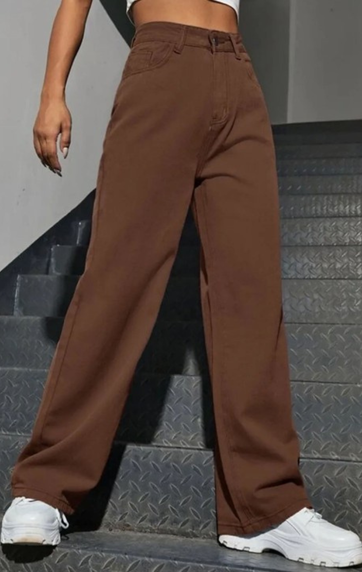 SGW High Waist Wide leg - loose fit baggy jeans