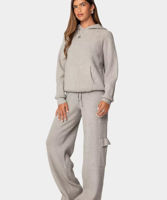 SGW – Grey High-Rise Thermal Trousers Double Pocket - SelectGraceWear