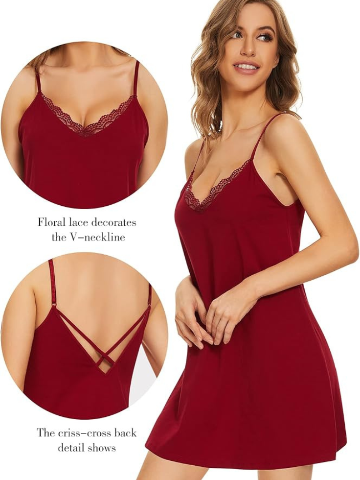 SGW Red Single V-Neck Cami - Ultrasoft Stretch - SelectGraceWear