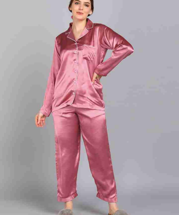 SGW- Silk PJ Set - Pink