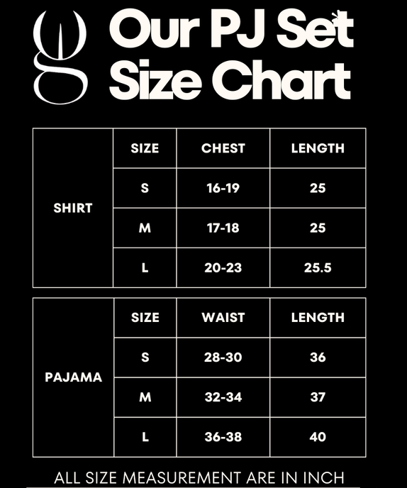 SGW- Silk PJ Set - Maroon