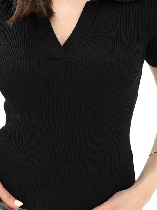 Ribbed Polo