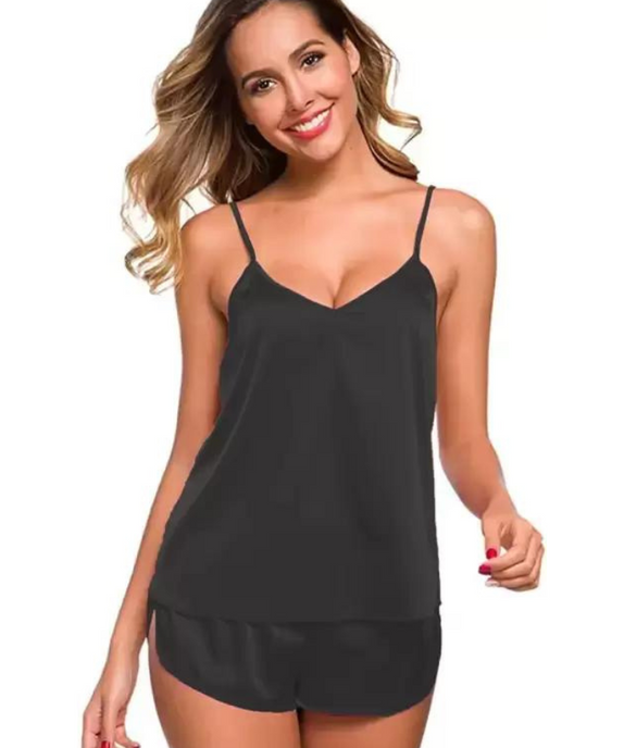 SGW-Cami Sets For Women-Black - SelectGraceWear