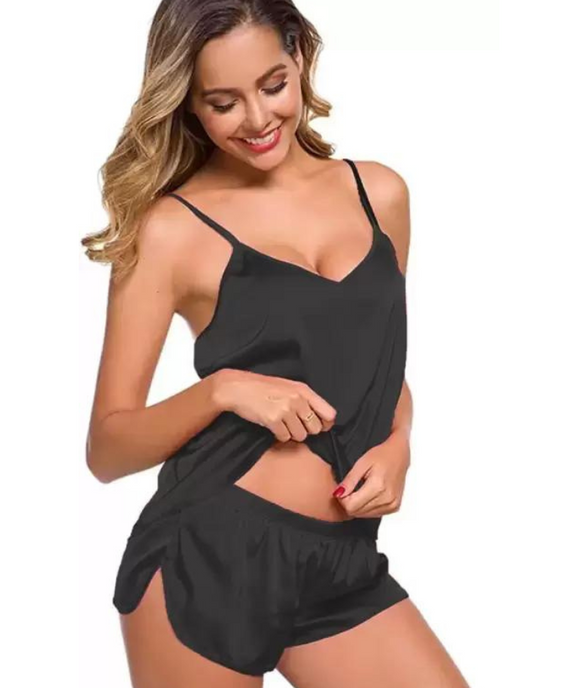 SGW-Cami Sets For Women-Black - SelectGraceWear