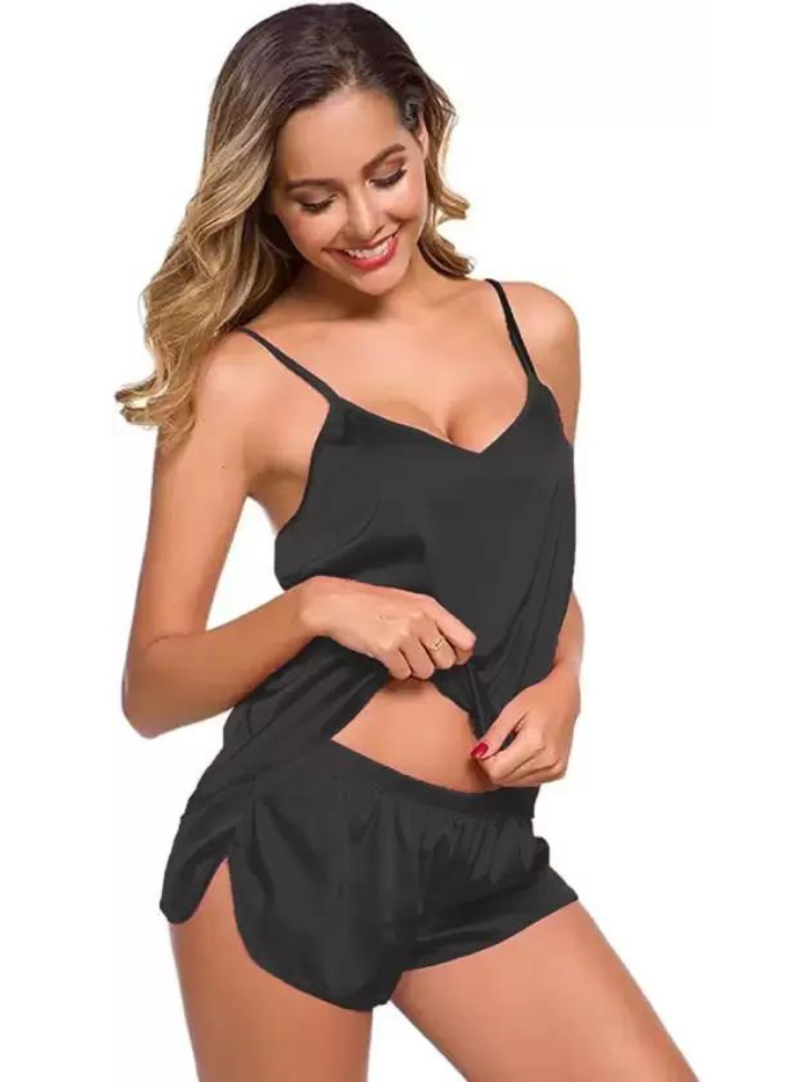 SGW-Cami Sets For Women-Black - SelectGraceWear
