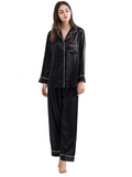 SGW-Silk PJ Set - Black