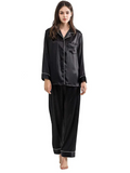 SGW-Silk PJ Set - Black