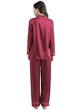 SGW- Silk PJ Set - Maroon