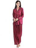 SGW- Silk PJ Set - Maroon