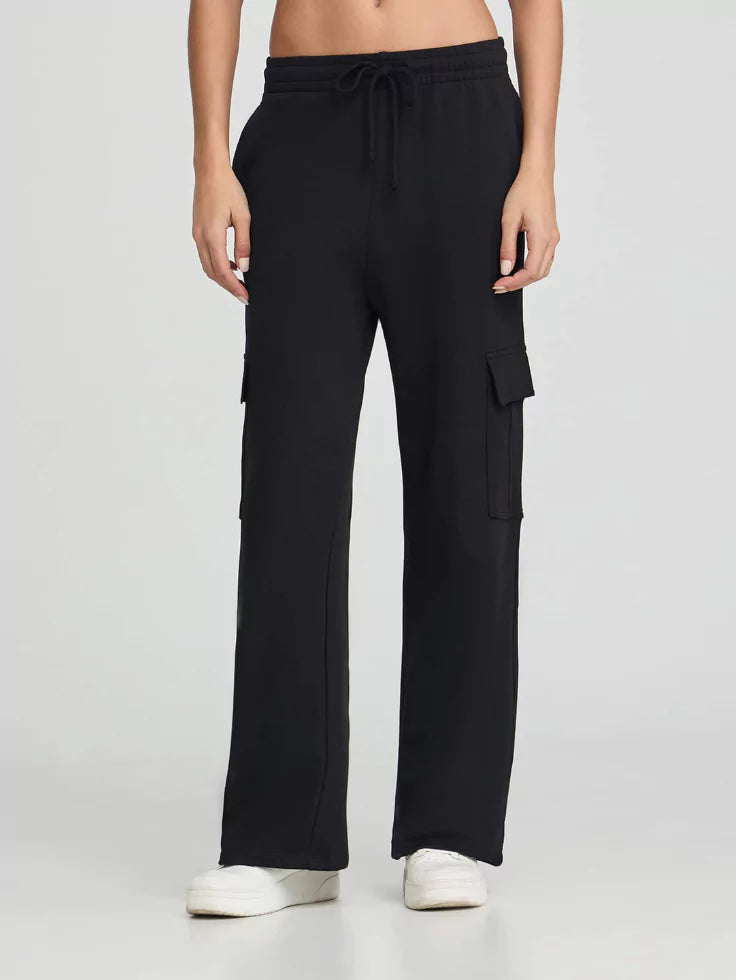 SGW - Black Wide-leg cargo trouser