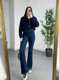 SGW - Dark Blue Flare Bootcut Jeans