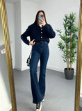 SGW - Dark Blue Flare Bootcut Jeans