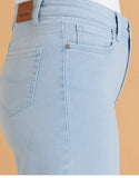 SGW Light Blue High Waist Wide Leg Baggy Jeans
