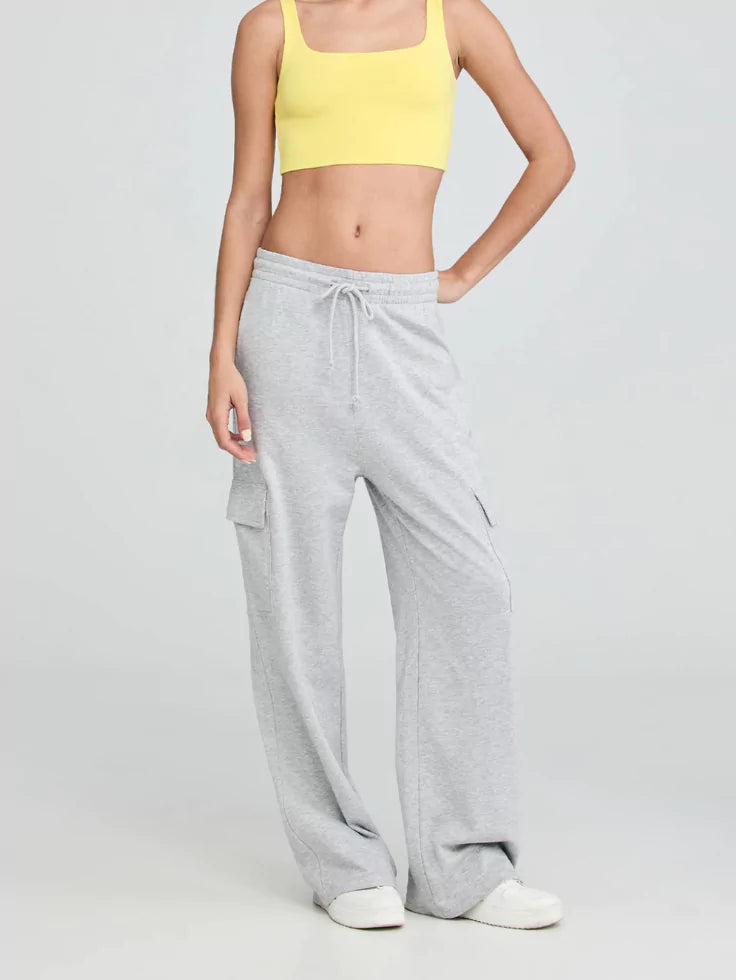 SGW - Light grey Wide-leg cargo trouser