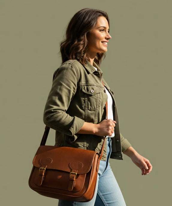 Women’s Olive Green Denim Jacket